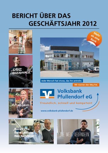 GeschÃ¤ftsbericht 2012 - Volksbank Pfullendorf eG