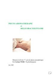 PHYTO-AROMATHERAPIE et HELICOBACTER PYLORI - Hippocratus