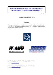 recommendation for the installation of profibus and worldfip ... - CERN