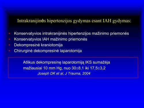 Intraabdominalinė hipertenzija ir dauginis organų ... - I-Manager