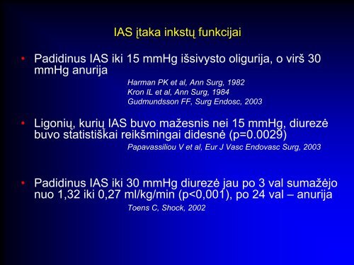 Intraabdominalinė hipertenzija ir dauginis organų ... - I-Manager