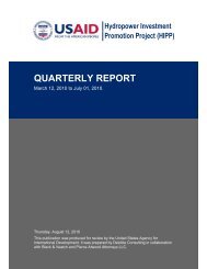 hipp_q1_report - Hydropower Investment Promotion Projects