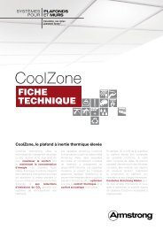 CoolZone Fiche Technique - Armstrong