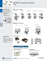 82 DZUSÂ® Lion Quarter-Turn Fasteners - Southco