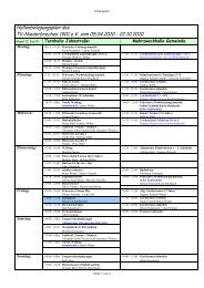 Hallenbelegungsplan des TV-Niederbrechen 1901 e.V. vom 05.04 ...