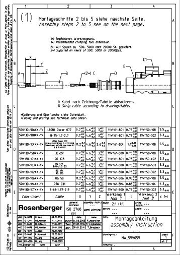 Montageanleitung - rosenberger.de