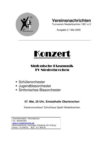 Vereinsnachrichten 02 2005 - Turnverein Niederbrechen