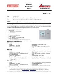 517-C-GN-PT-517--Premium Tstats - Goodman Manufacturing