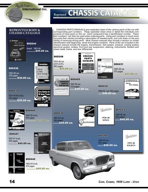 Studebaker Library - Studebaker International