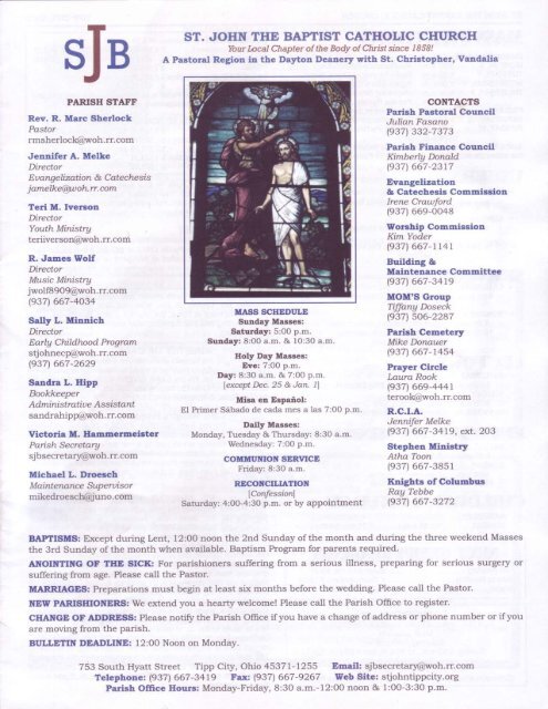 ST. JOHN THE BAPTIST CATHOLIC CHURCH