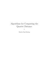 Algorithms for Computing the Quartet Distance