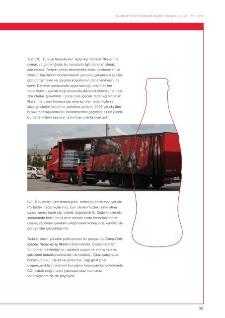 KSS Raporu Ocak 2007 - Mart 2008 - Coca Cola İçecek