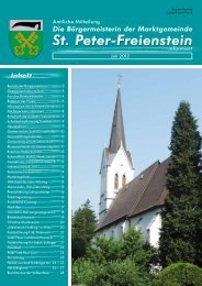 Infoblatt Juli 2012 - Gemeinde St. Peter Freienstein