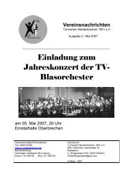 Vereinsnachrichten - Turnverein Niederbrechen