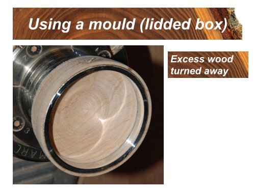 Use of Pewter in Woodturning - Woodcraft Guild ACT