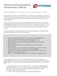 Questionnaire - 24 Hour Fitness