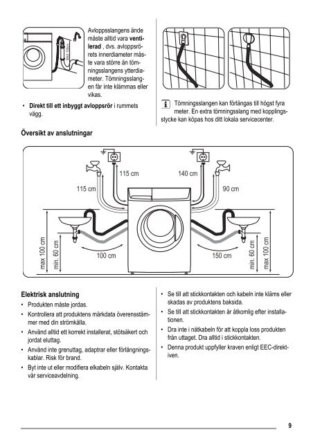 TvÃ¤ttmaskin Elektro Helios Modell TF1270E - Sigtunahem