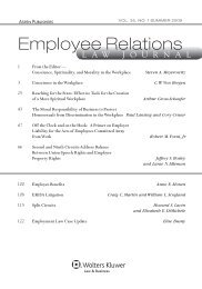 Conscience in the Workplace - Aspen Publishers