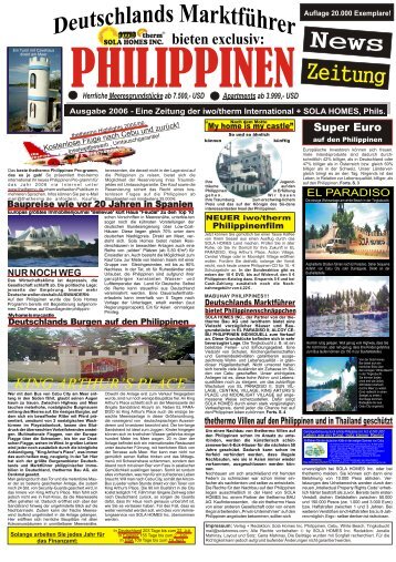 USD Eine Zeitung der iwo/therm International + SOLA HOMES, Phils ...