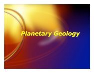 Solar System - Geology Home Page