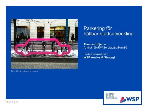 1. Parkering fÃƒÂ¶r hÃƒÂ¥llbar stadsutveckling, Thomas ... - WSP Group