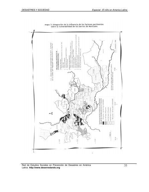 CRECIMIENTO URBANO Y RIESGOS Ã¢Â€Âœ NATURALES ... - La RED