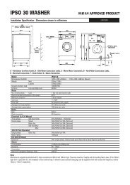 to down load Installation specification for the Ipso HC135