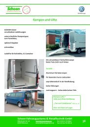 VW-Katalog_Schoon Innenausbau - Schoon Fahrzeugsysteme