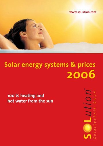 Solar energy systems & prices - Solution Solartechnik GmbH