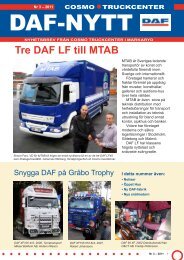 Nummer 3, 2011 - DAF lastbil