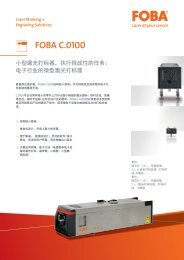 FOBA C.0100 - FOBA Laser Marking + Engraving | Alltec GmbH