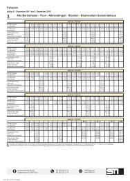 Fahrplan Alte Bernstrasse - Thun - Allmendingen - Stocken ...