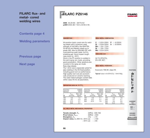 FILARC flux - Esab