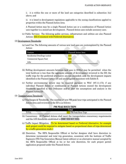 Volume 2: Draft Gorst Planned Action Environmental Impact Statement