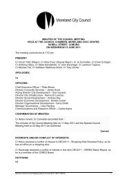 Council Meeting Minutes - 8 June 2011 - Moreland City Council