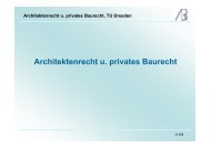 Architektenrecht u. privates Baurecht, TU Dresden - Prof-rauch-tu ...