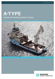 a-type - craned offshore support vessel - Maersk Supply Service