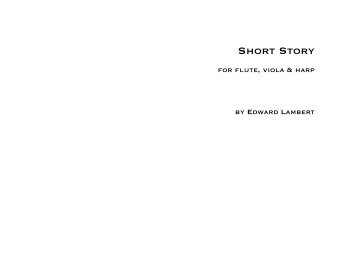 2011 short story.mus - The Music of Edward Lambert