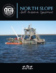 Equipment Manual - Alaska Clean Seas