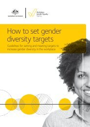 How to set gender diversity targets - The Workplace Gender Equality ...