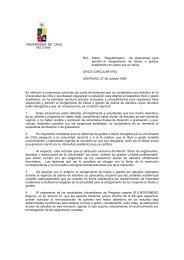 UNIVERSIDAD DE CHILE Ref.: Sobre RegularizaciÃ³n de ...