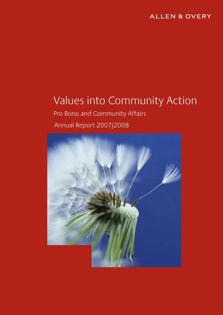 Values into Community Action - Tyler Foundation