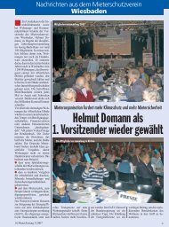 Helmut Domann als 1. Vorsitzender wieder gewÃ¤hlt - Mieterbund ...