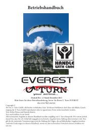 EVEREST Handbuch - U-Turn Paragliders