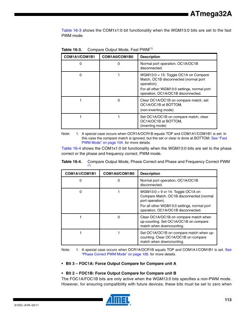 ATmega32A Datasheet - Sunrom Technologies