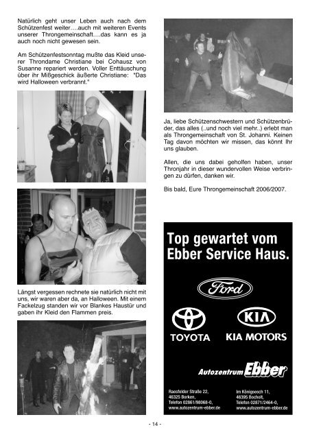 Jahresbericht 2007 - St. Johanni BÃ¼rgerschÃ¼tzenverein Borken