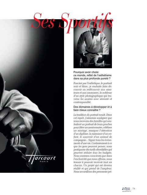 Studio Harcourt Paris - Magazine Sports et Loisirs