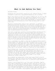 What To Ask Before You Test.pdf - The Genius Network