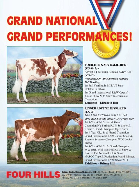 New England and Woodmansee Holsteins! - New England States ...