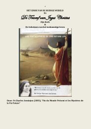 Het einde van de huidige wereld en De triomf van Jezus Christus Zijn Kerk en De geheimen van het toekomstige leven.pdf